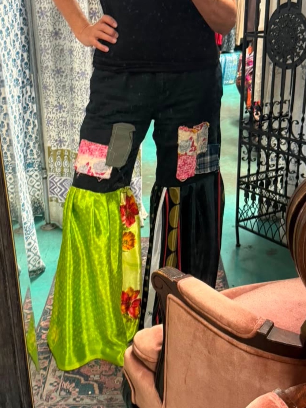 The Morgan factory bell pants